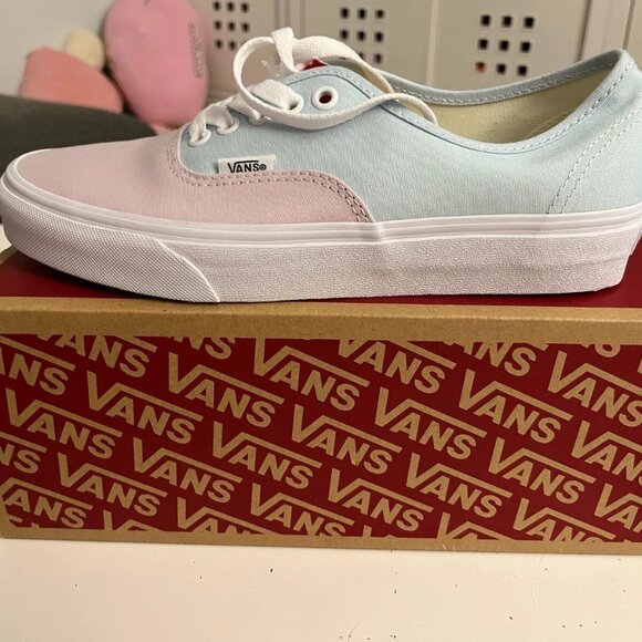 Vans Authentic (Pastel Block Multi/True White) – Women’s Size 9 - Picture 1 of 1